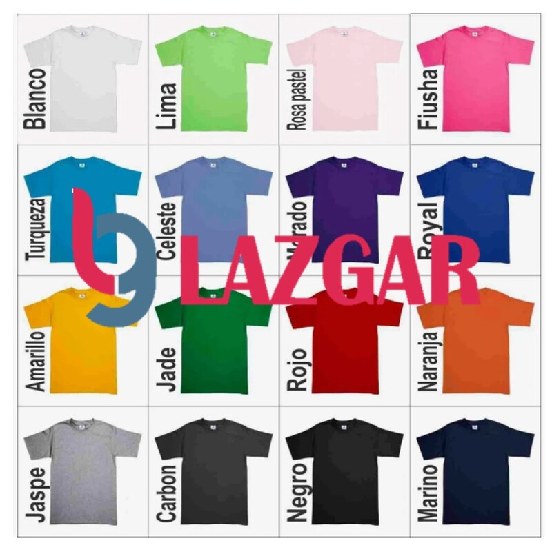 Playeras Cuello Redondo.