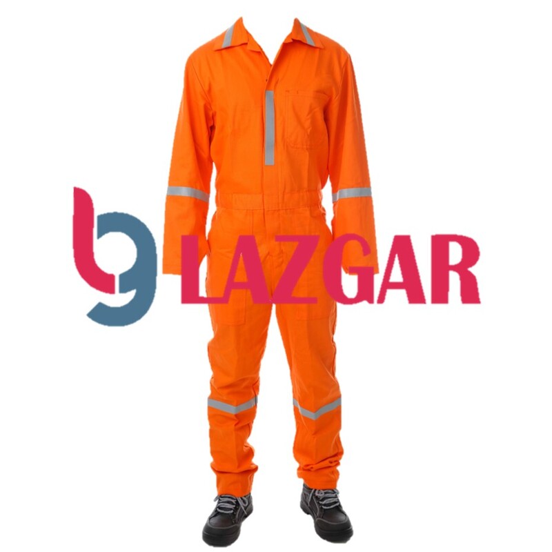 Overol Naranja 100% Algodón con Reflejantes.